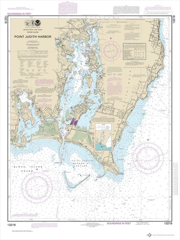 Point Judith Harbor - <i>Chart #13219</i>