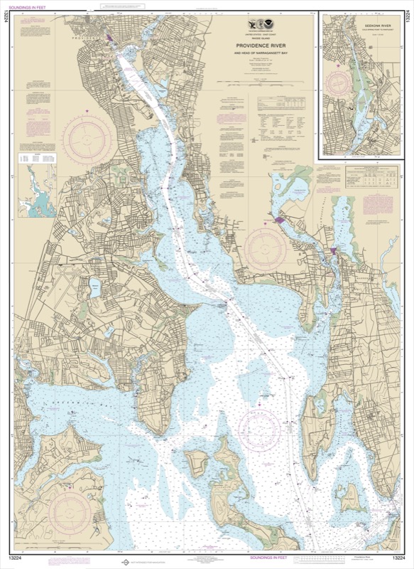 Providence River and Head of Narragansett Bay - <i>Chart #13224</i>