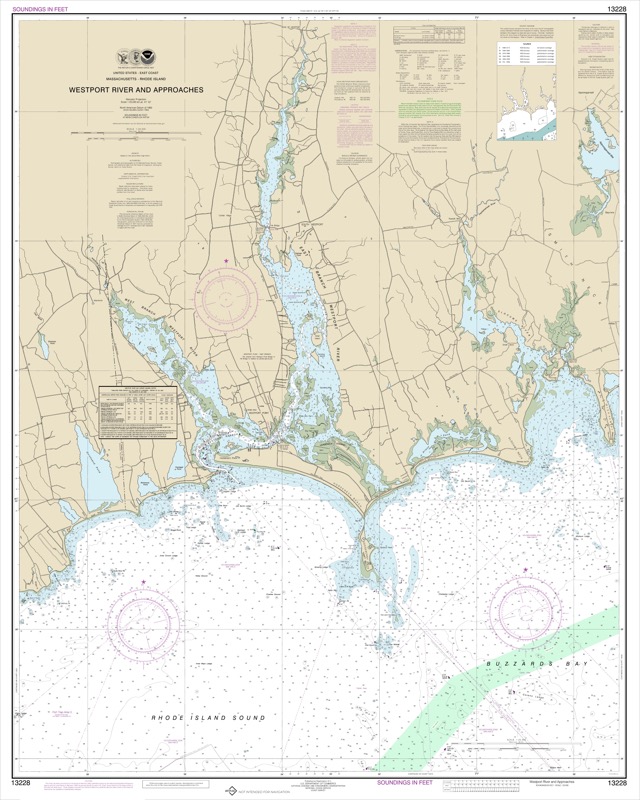 Westport River and Approaches - <i>Chart #13228</i>