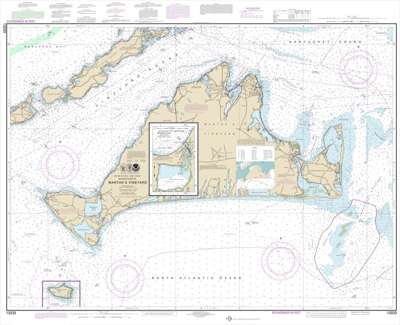 Martha's Vineyard and Menemsha Pond - <i>Chart #13233</i>