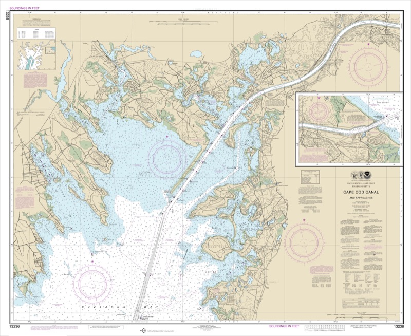 Cape Cod Canal and Approaches - <i>Chart #13236</i>