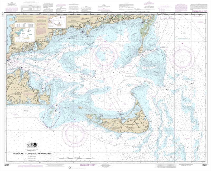 Nantucket Sound and Approaches (South Coast Cape Cod) - <i>Chart #13237</i>