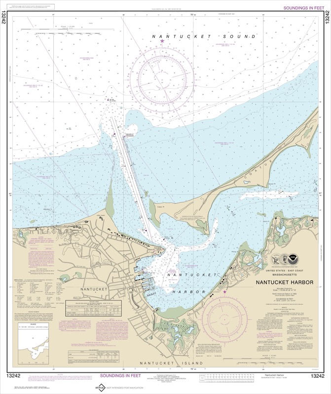 Nantucket Harbor - <i>Chart #13242</i>
