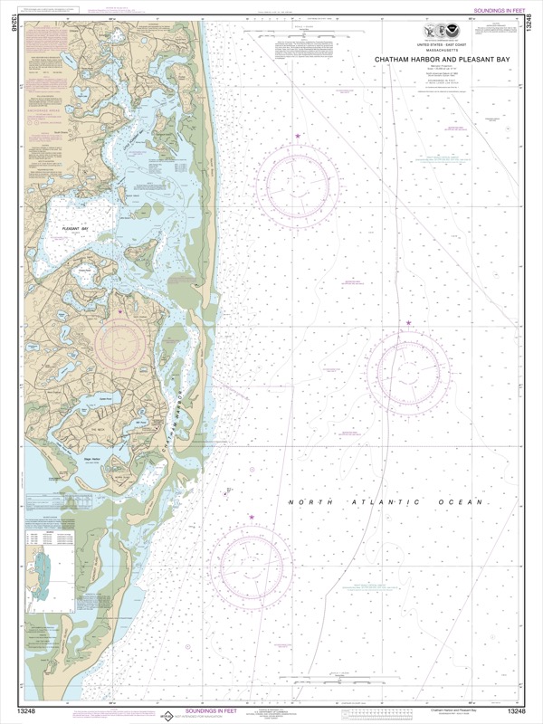 Chatham Harbor and Approaches - <i>Chart #13248</i>