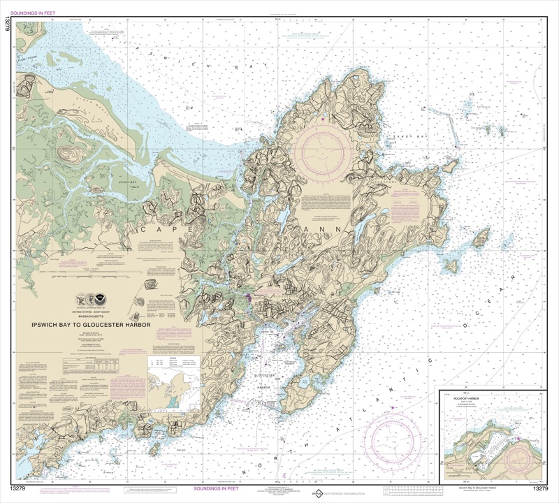Ipswich to Gloucester Bay - <i>Chart #13279</i>