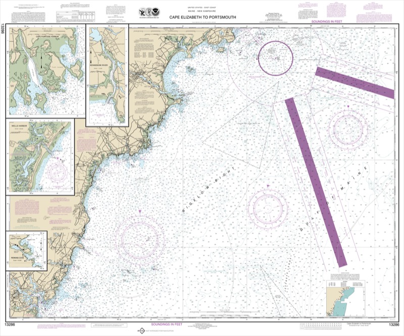 Cape Elizabeth to Portsmouth - <i>Chart #13286</i>