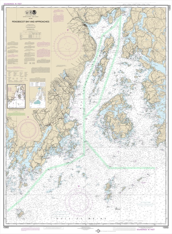 Penobscot Bay & Approaches - <i>Chart #13302</i>