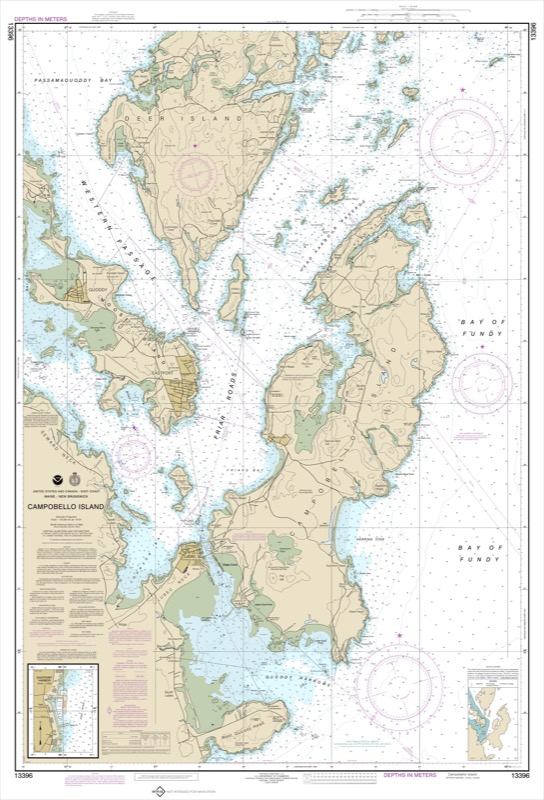 Campobello Island (Metric); Eastport Harbor - <i>Chart #13396</i>