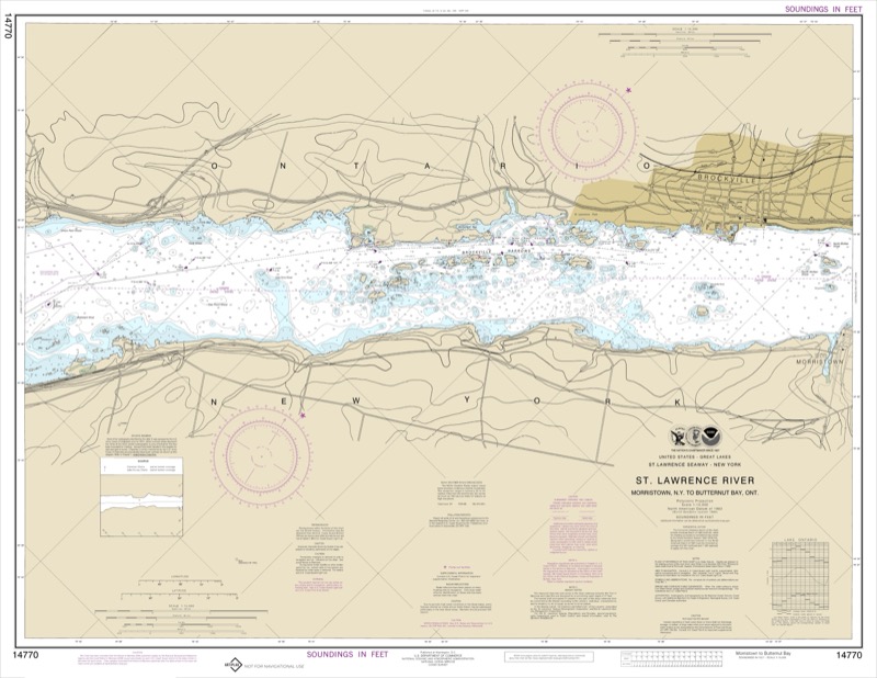 Morristown, NY to Butternut, Ont. - <i>Chart #14770</i>