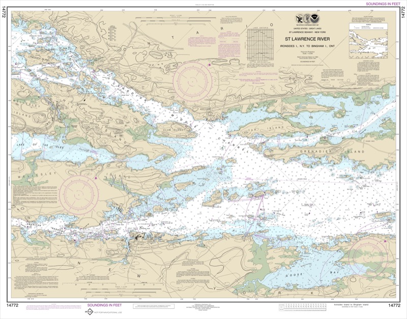 Ironsides, NY to Bingham, Ont. - <i>Chart #14772</i>