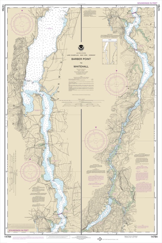 Barber Point to Whitehall - <i>Chart #14784</i>