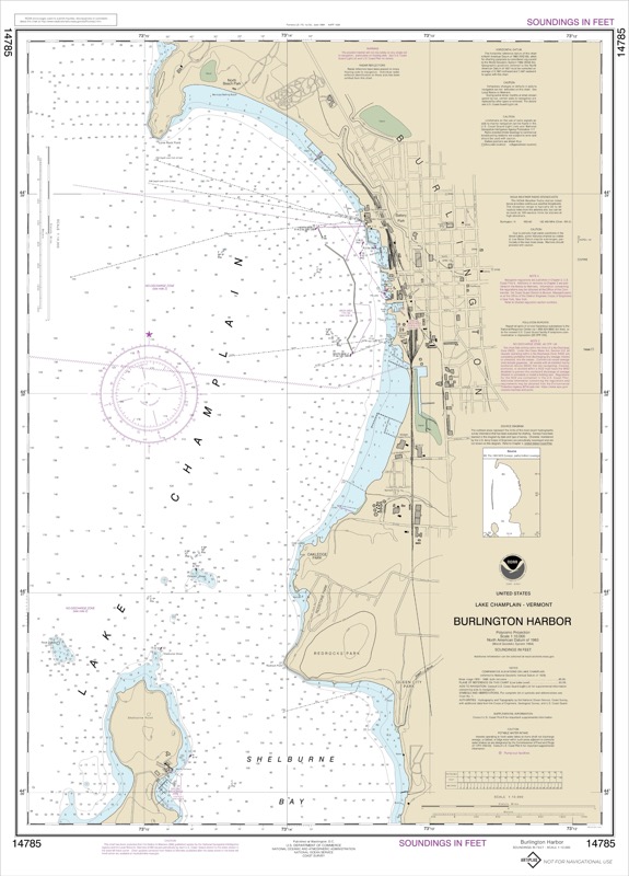 Burlington Harbor - <i>Chart #14785</i>