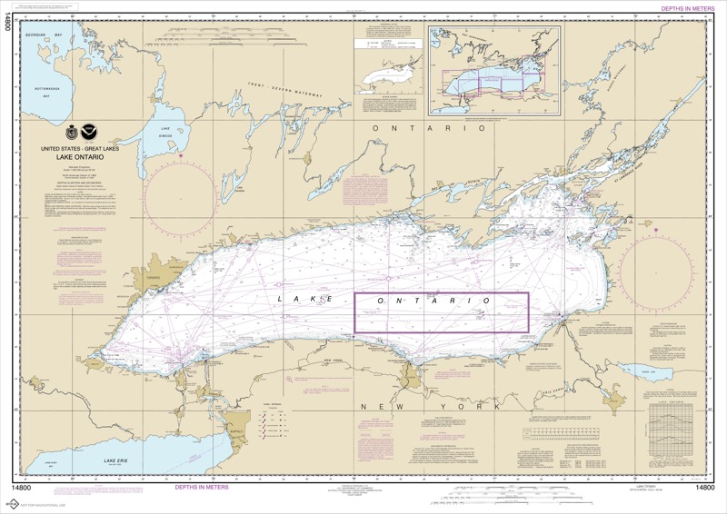 Lake Ontario (Metric) - <i>Chart #14800</i>