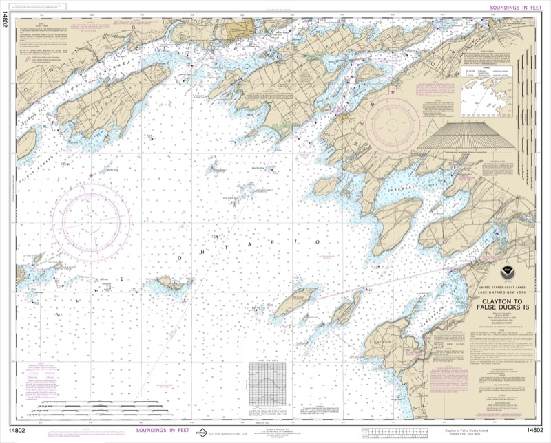Clayton to False Ducks Island - <i>Chart #14802</i>