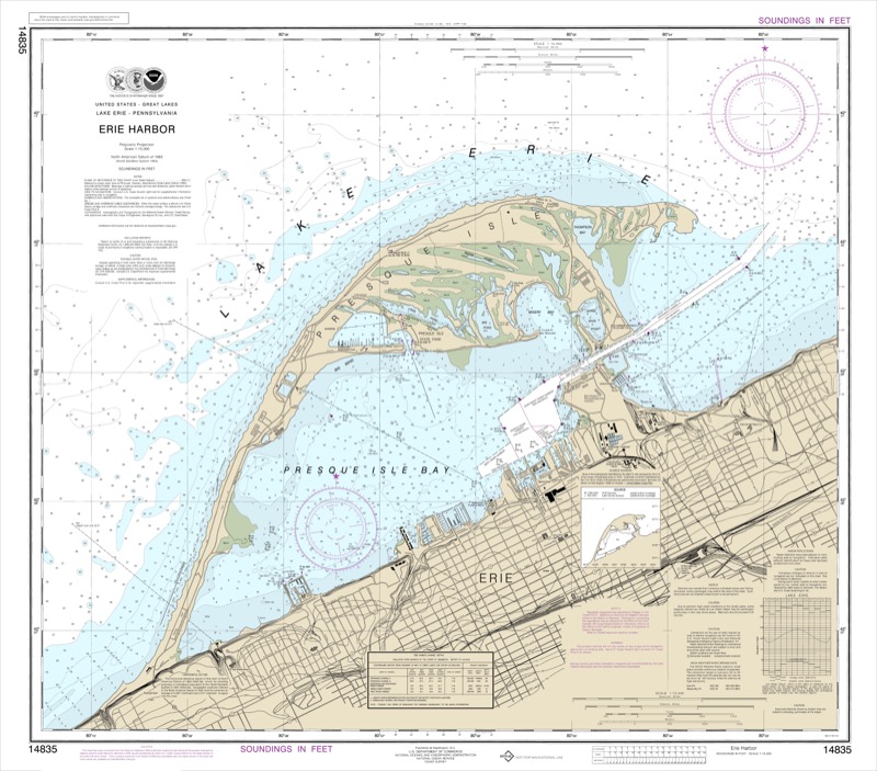 Erie Harbor - <i>Chart #14835</i>