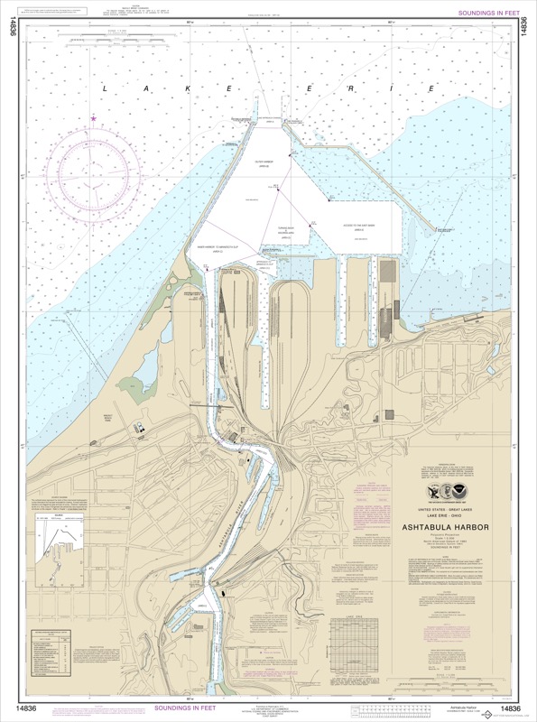 Ashtabula Harbor - <i>Chart #14836</i>