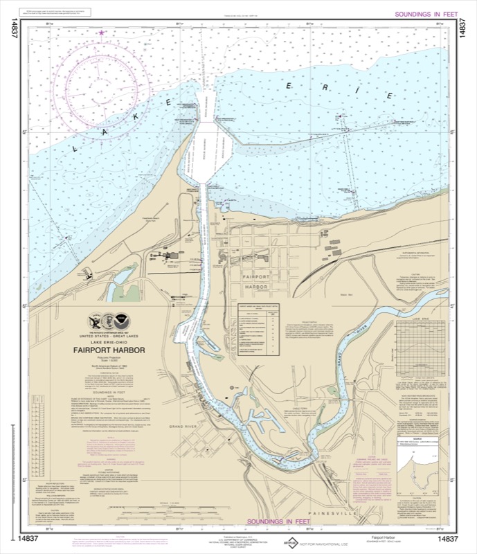 Fairport Harbor - <i>Chart #14837</i>