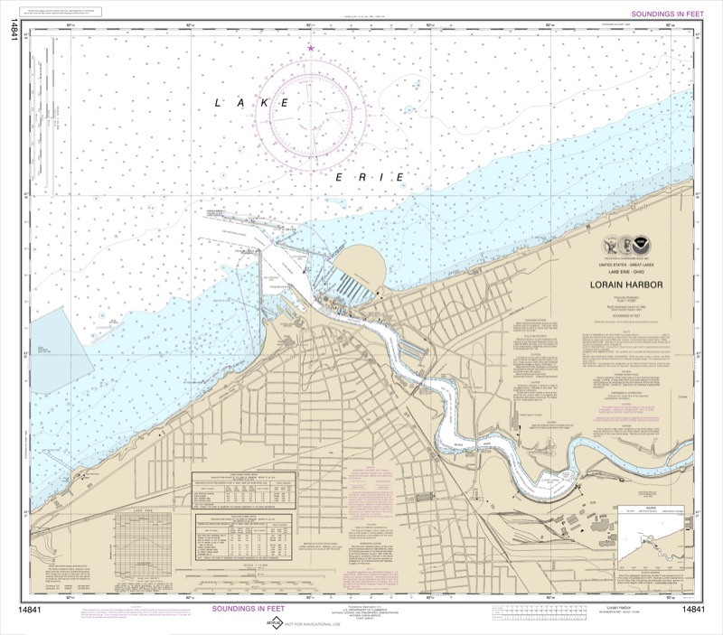 Lorain Harbor - <i>Chart #14841</i>
