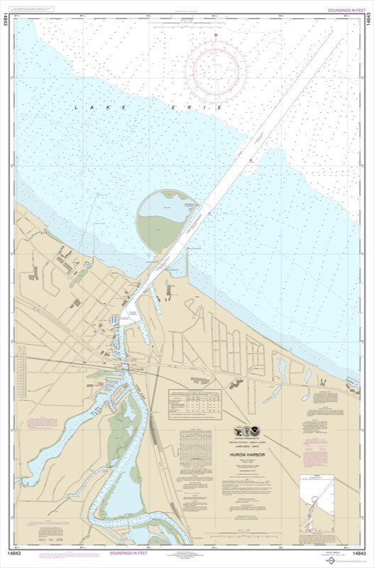 Huron Harbor - <i>Chart #14843</i>