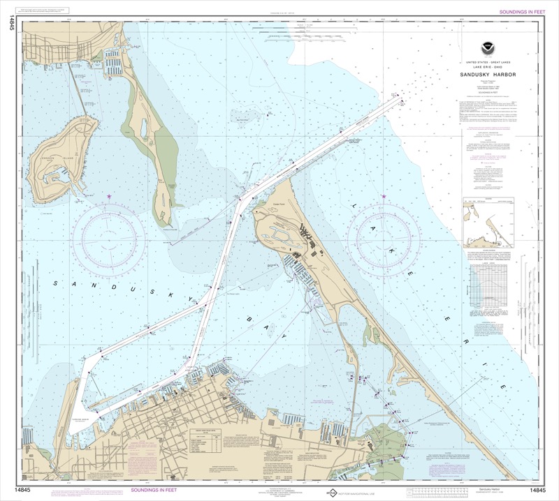 Sandusky Harbor - <i>Chart #14845</i>