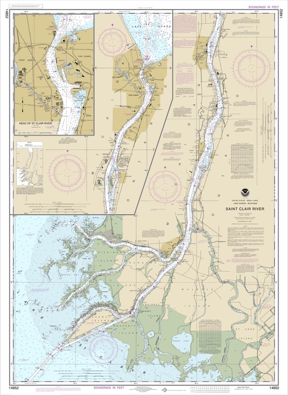 St. Clair River - <i>Chart #14852</i>