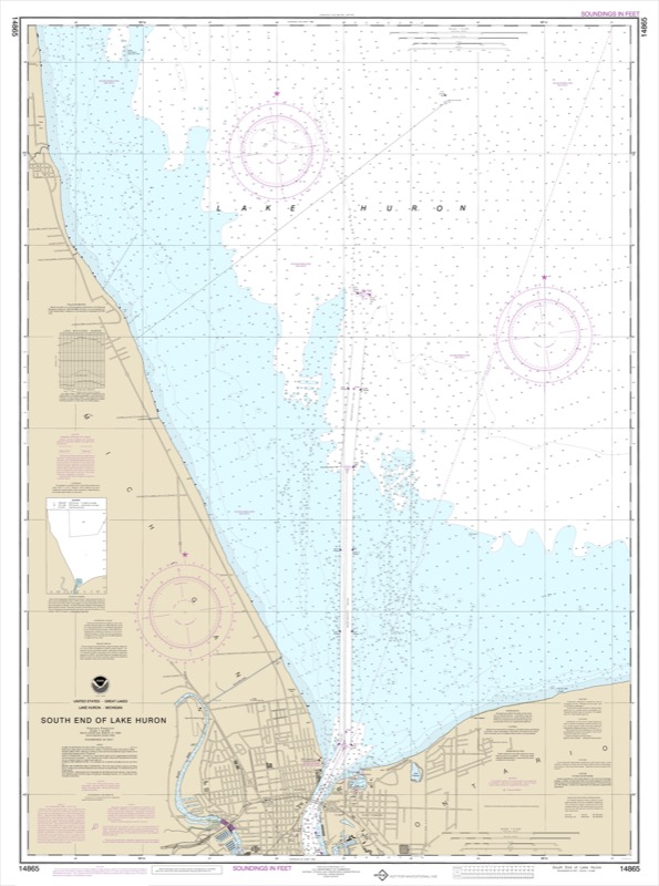 South End of Lake Huron - <i>Chart #14865</i>