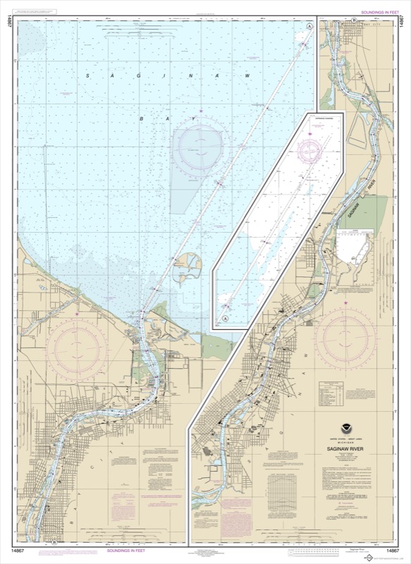 Saginaw River - <i>Chart #14867</i>