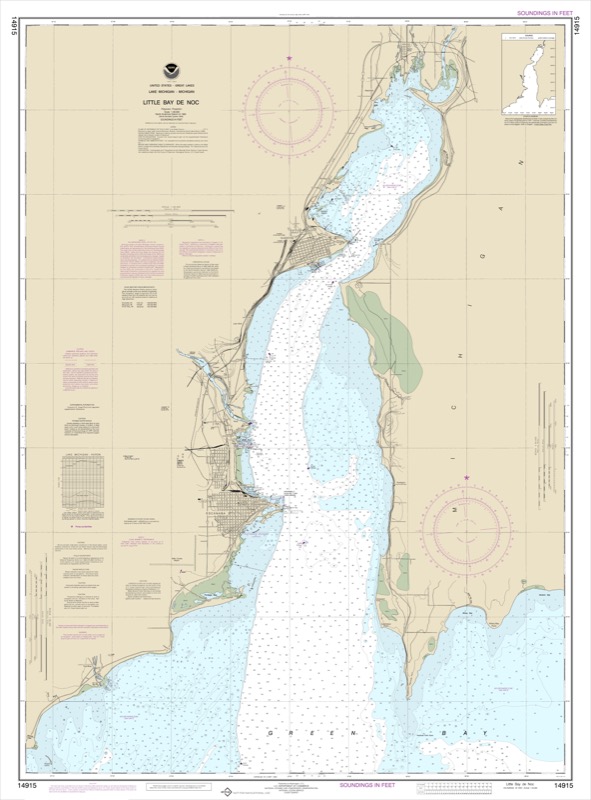 Little Bay de Noc - <i>Chart #14915</i>