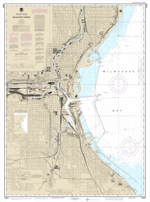 Milwaukee Harbor - <i>Chart #14924</i>