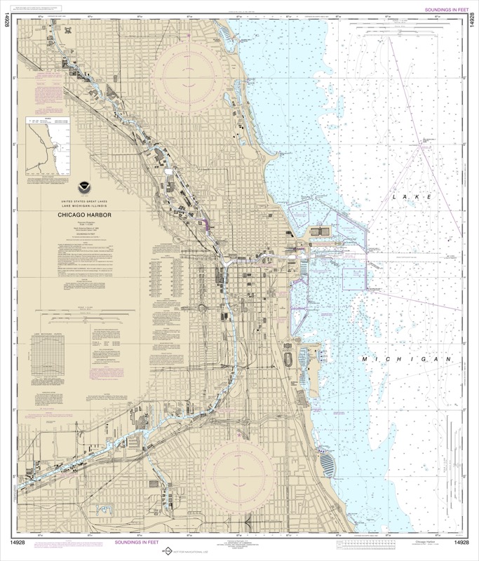 Chicago Harbor - <i>Chart #14928</i>