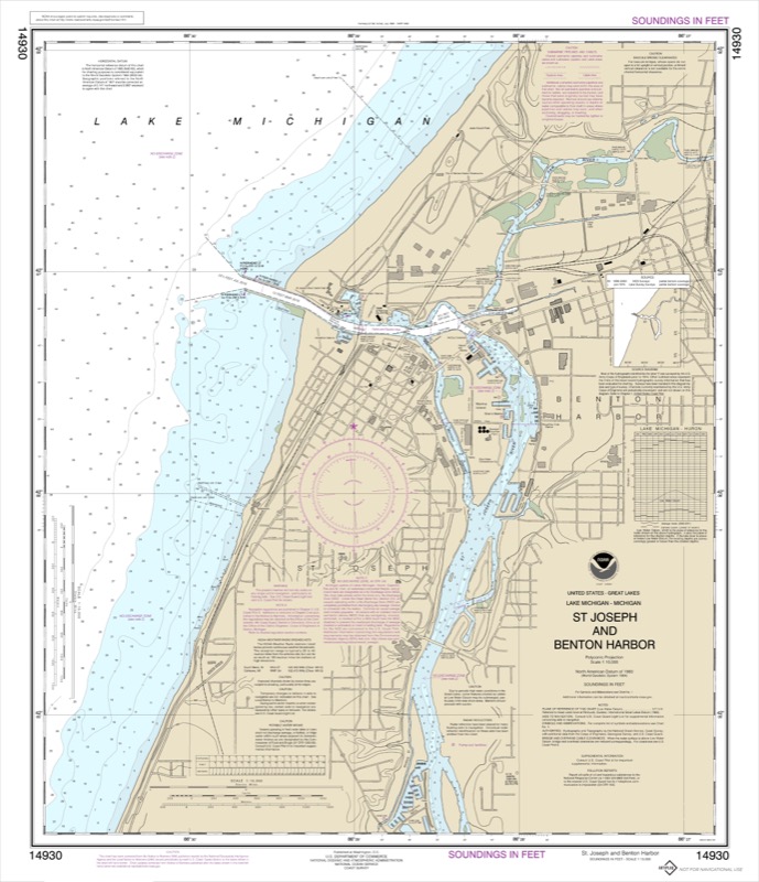 St. Joseph and Benton Harbor - <i>Chart #14930</i>