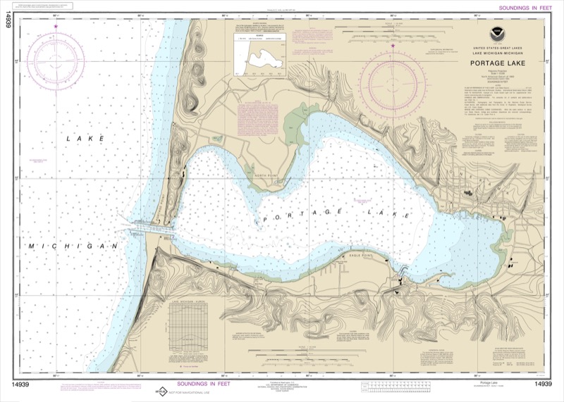 Portage Lake - <i>Chart #14939</i>