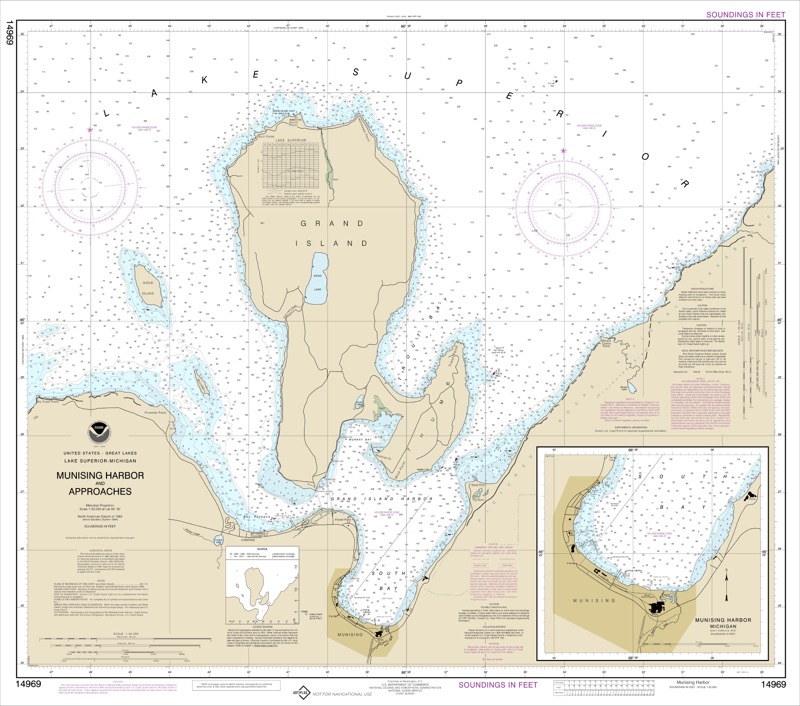 Minising Harbor and Approaches - <i>Chart #14969</i>