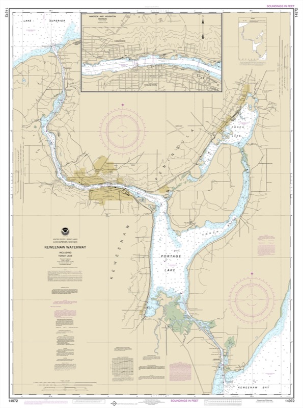 Keweenaw Waterway - <i>Chart #14972</i>