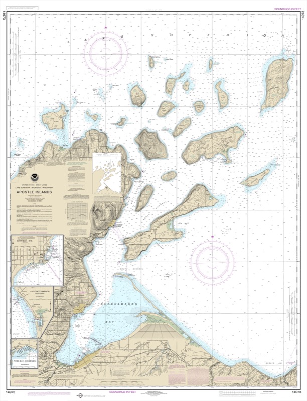 Apostle Islands - <i>Chart #14973</i>