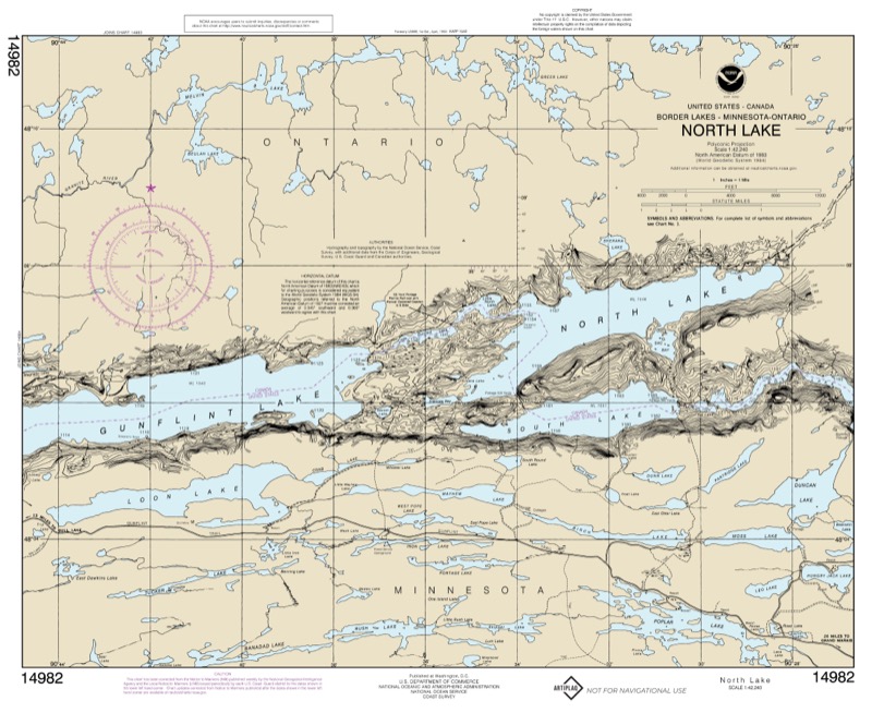 North Lake - <i>Chart #14982</i>