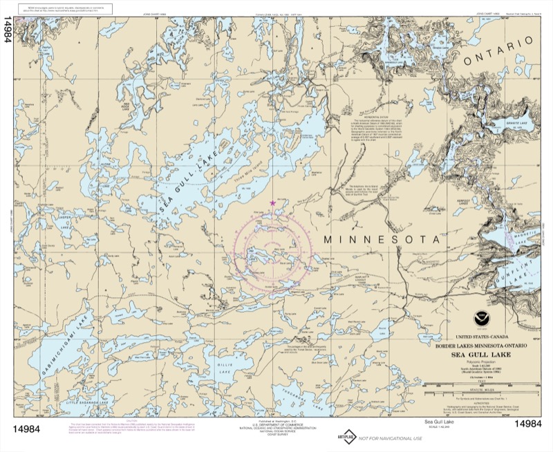 Sea Gull Lake - <i>Chart #14984</i>