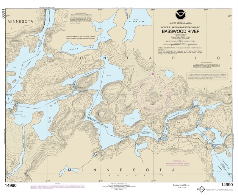 Basswood River - <i>Chart #14990</i>