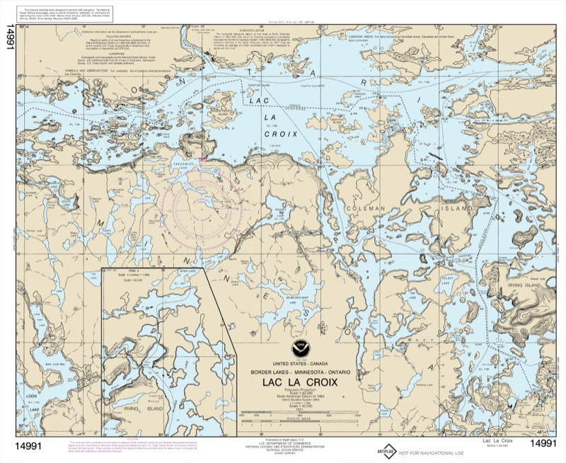 Lac La Croix - <i>Chart #14991</i>