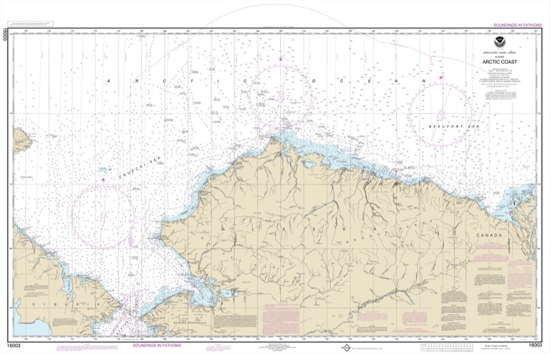Arctic Coast - <i>Chart #16003</i>