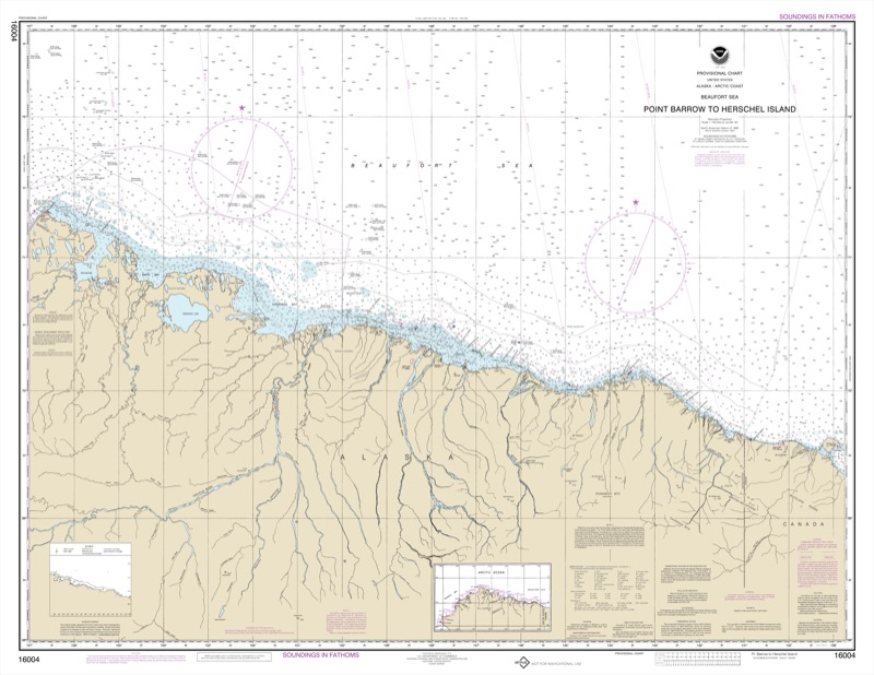 Point Barrow to Herschel Island - <i>Chart #16004</i>
