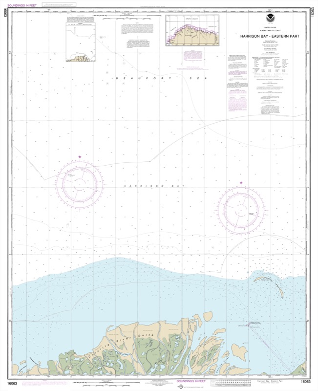 Harrison Bay Eastern Part - <i>Chart #16063</i>