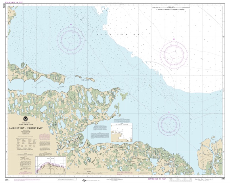 Harrison Bay Western Part - <i>Chart #16064</i>