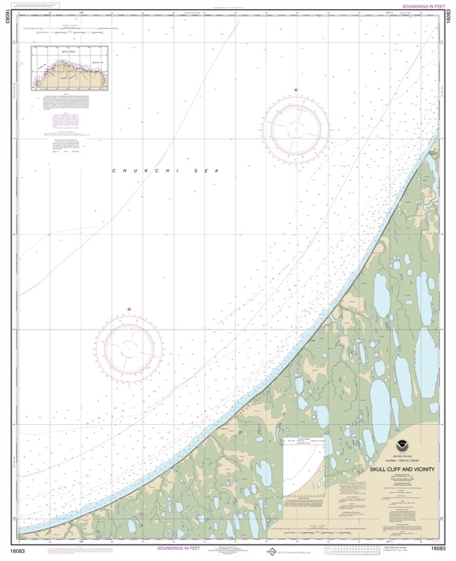 Skull Cliff and Vicinity - <i>Chart #16083</i>