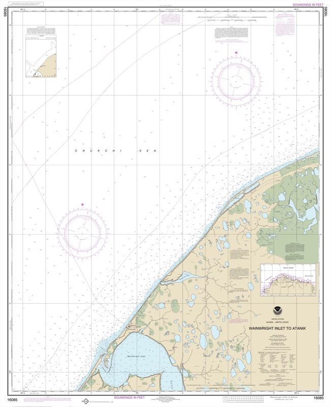 Wainwright Inlet to Atanik - <i>Chart #16085</i>