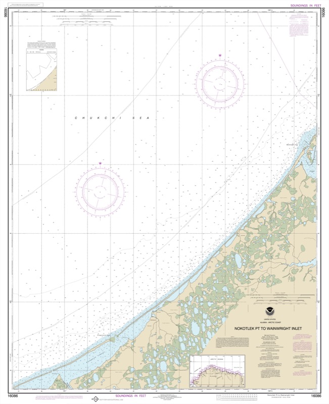 Nakotlek Pt. To Wainwright Inlet - <i>Chart #16086</i>