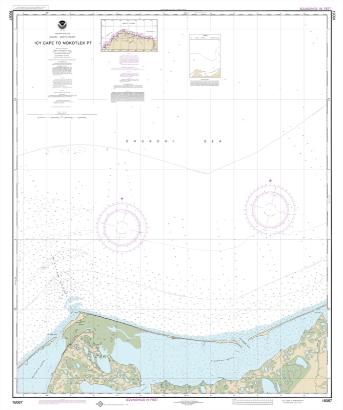 Icy Cape to Nokotlek Pt. - <i>Chart #16087</i>