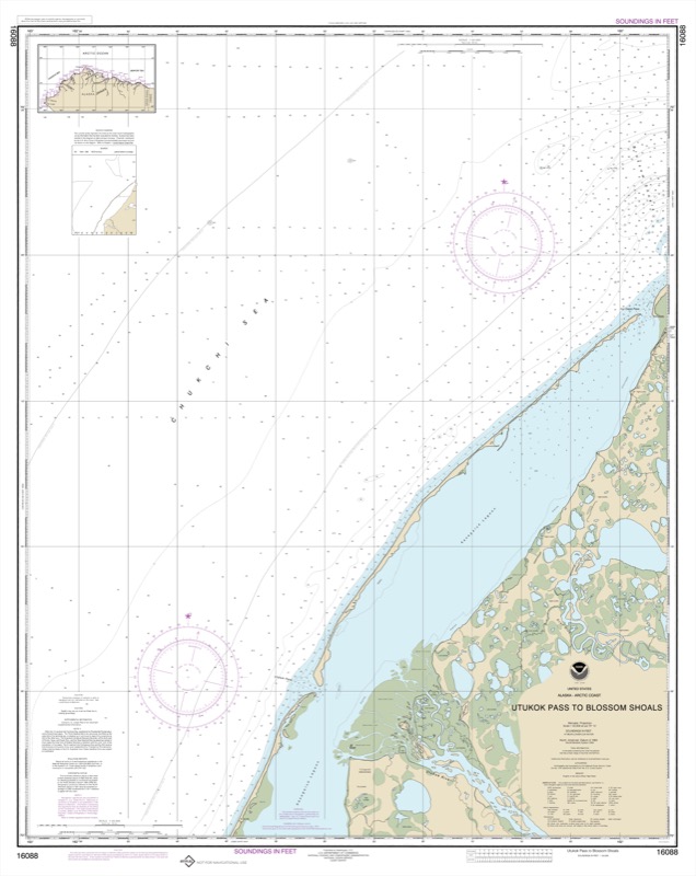 Utukok Pass to Blossom Shoals - <i>Chart #16088</i>