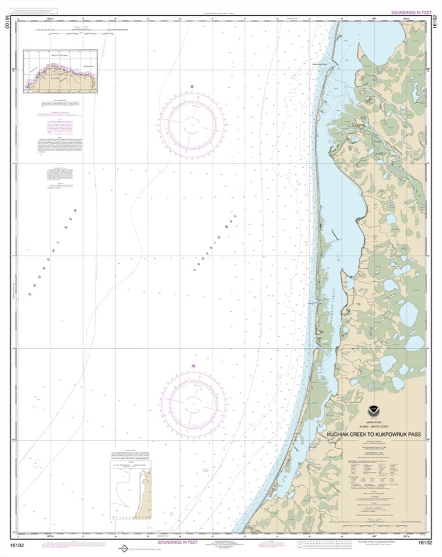 Kuching Creek to Kukpowruk Pass - <i>Chart #16102</i>