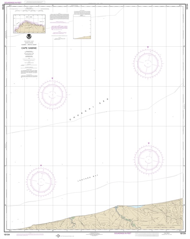 Cape Sabine - <i>Chart #16104</i>